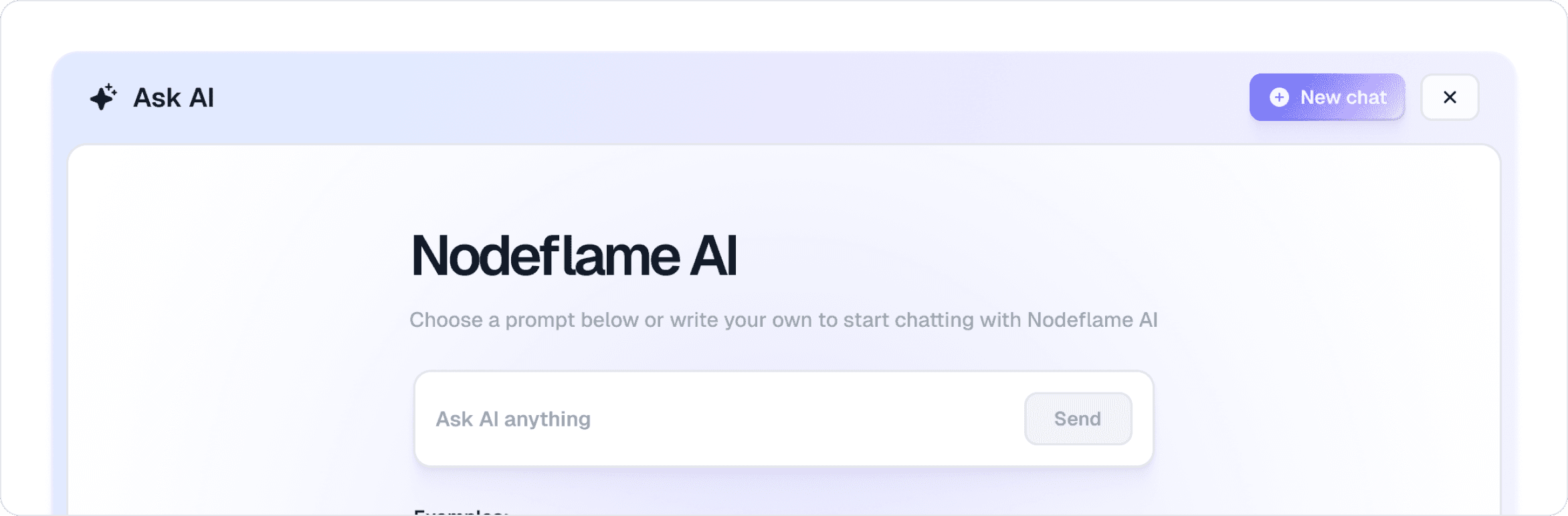 Decision support interface