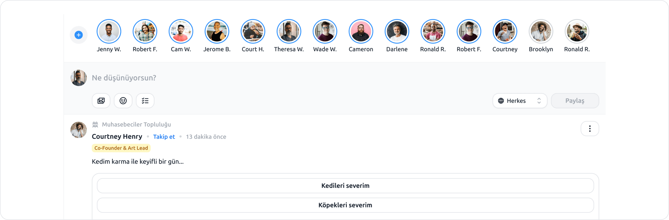 Task management interface