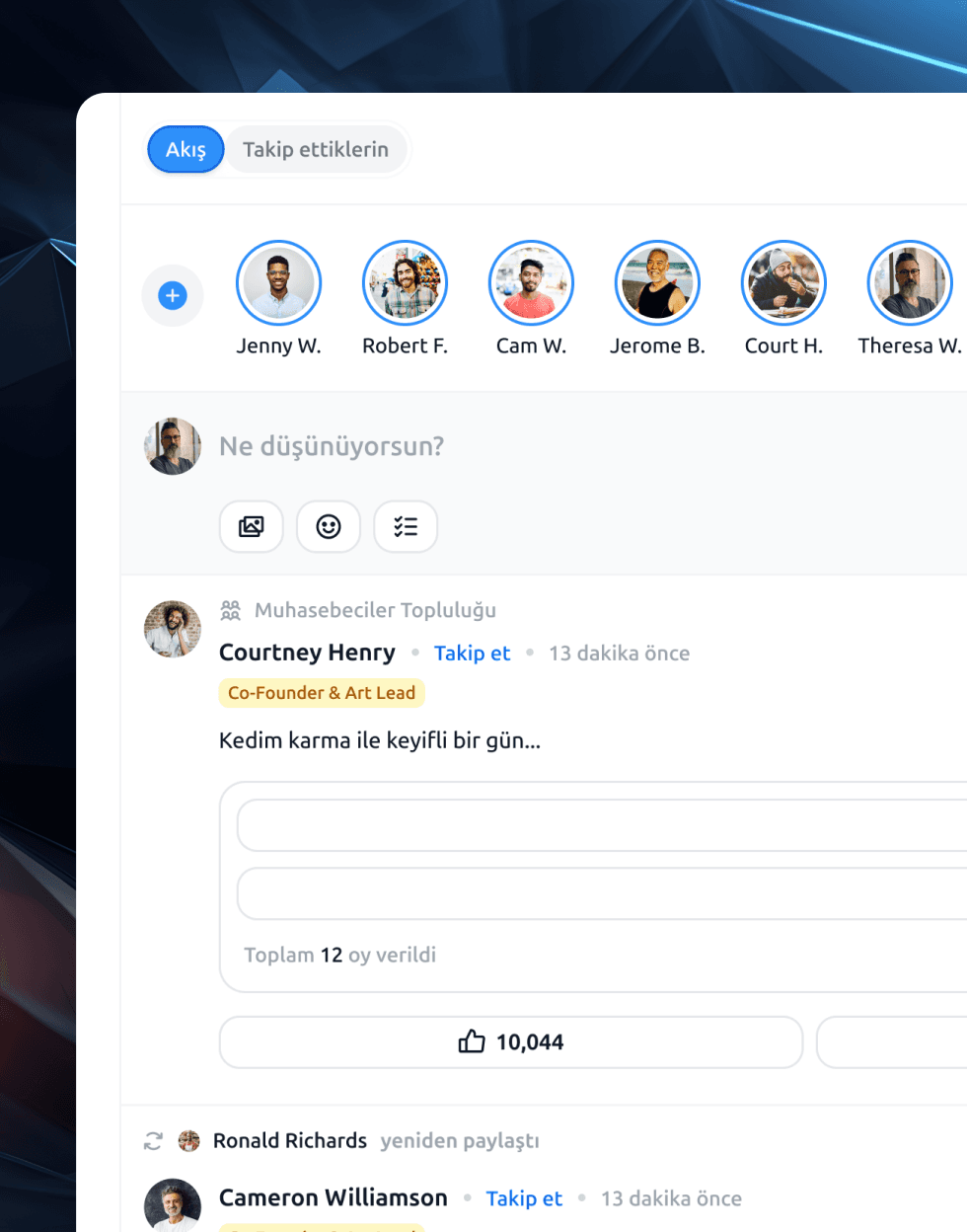 Leave management interface