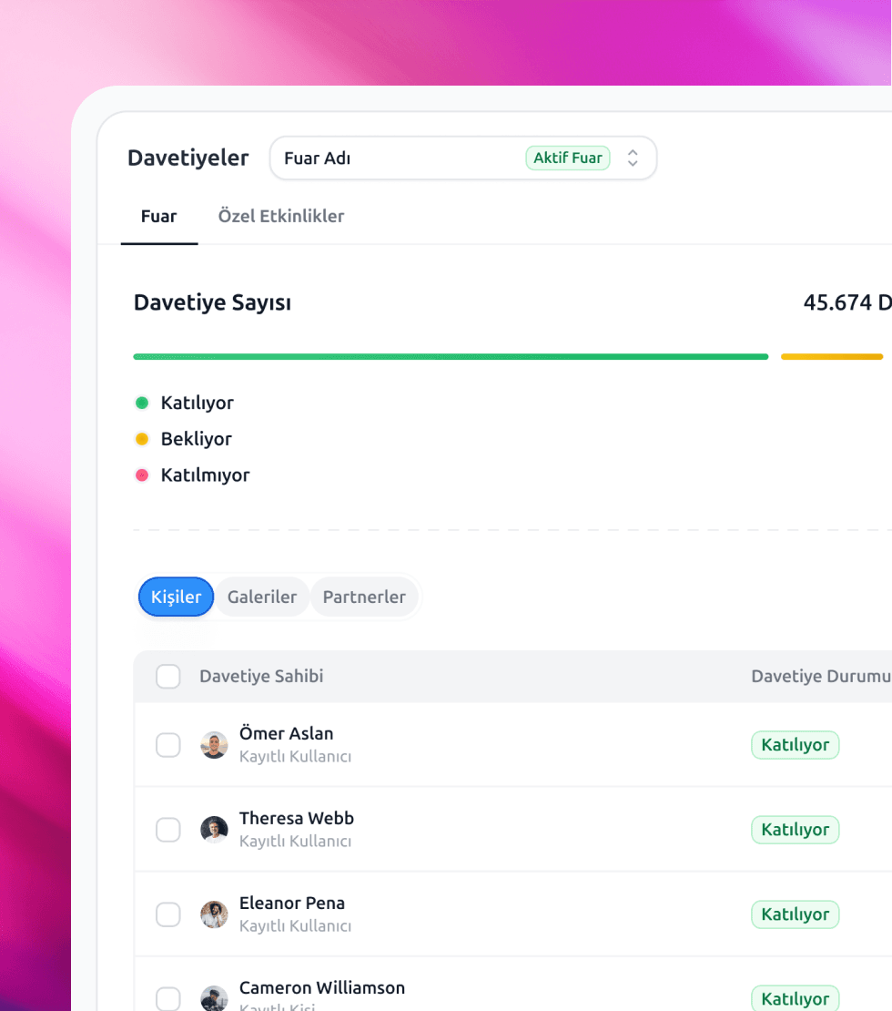 Leave management interface