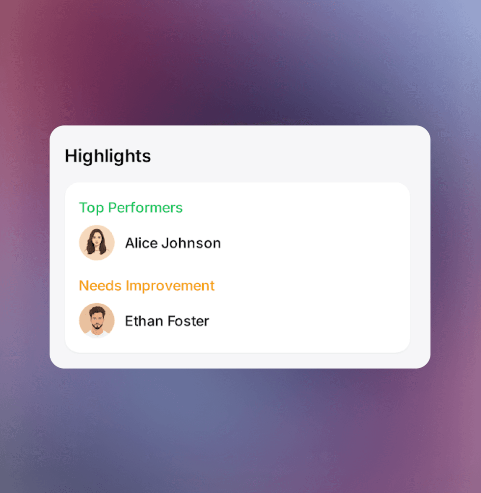 Leave tracking system features