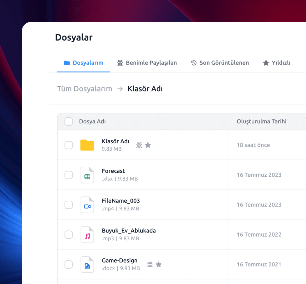Leave management interface